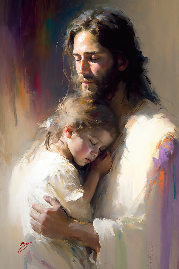 Resting on the Breast of Christ - A Father's Love
