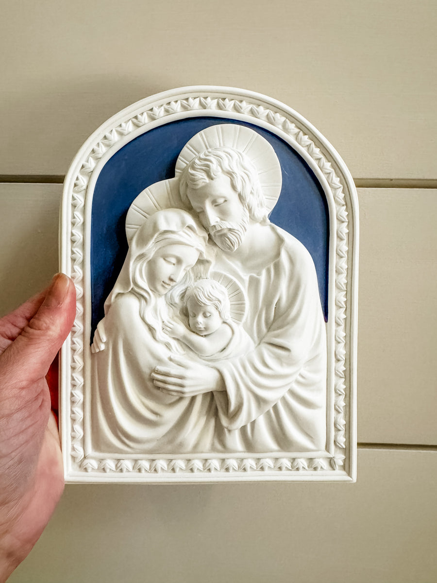 Holy Family Wall Plaque | Della Robbia