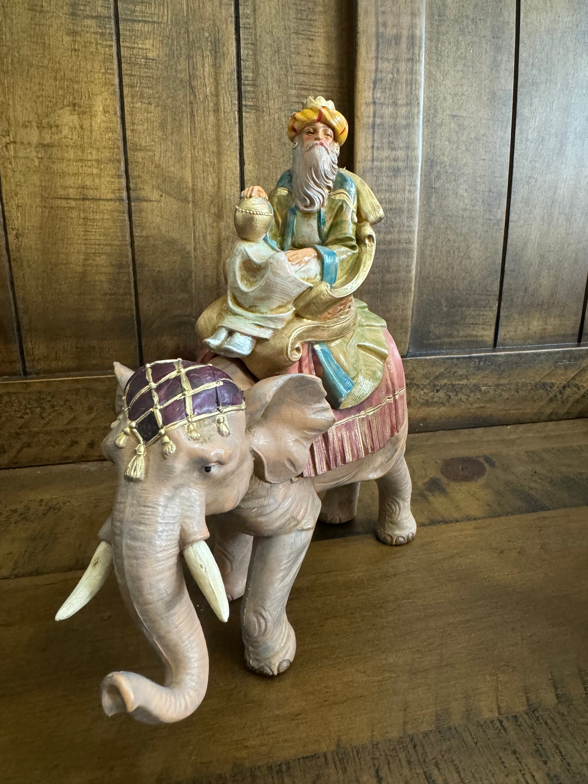 Fontanini Three Kings On Animals Nativity Set - Handcrafted Italian Figurines - View #8